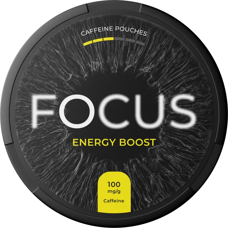 FOCUS Energy Boost caffeine pouch can
